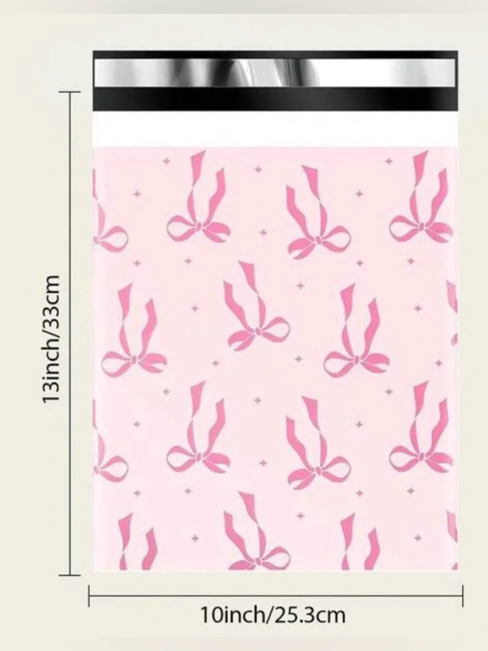 🎁Free Ship! POLYMAILERS • 10x13 Inch • 20 Pcs • Pink Bows Polymailers New